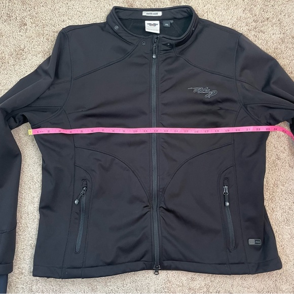 Harley Davidson Women's Mid Layer Soft Shell Motorcycle Riding Jacket Size 2XL - Picture 13 of 16